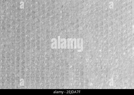 air bubble wrap - real life close-up flat texture and background Stock Photo