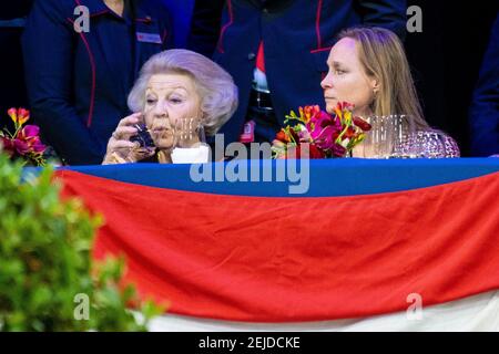 Princess Beatrix Together With With Her Niece Princess Margarita During ...