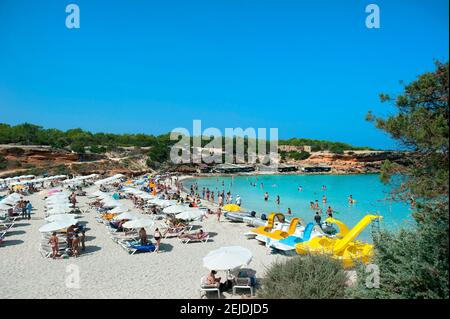 Cala Saona Beach, Cala Saona, Formentera, Balearic islands, Spain Stock Photo