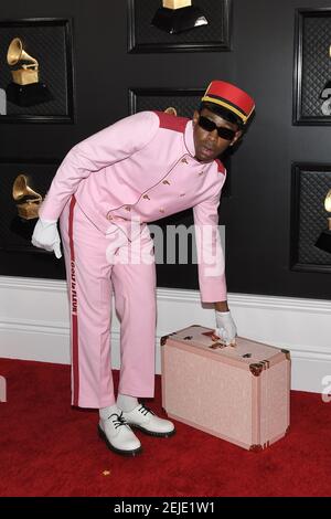 Photo: Tyler, the Creator wins award at the 62nd annual Grammy Awards in  Los Angeles - LAP20200126272 