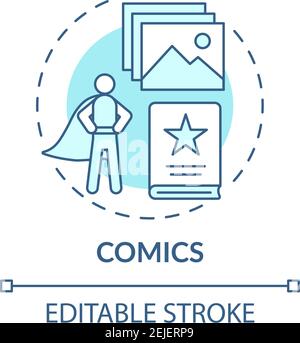 Elearning education icon in comic style. Study vector cartoon ...