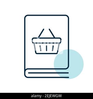 Catalog product vector icon. E-commerce sign. Graph symbol for