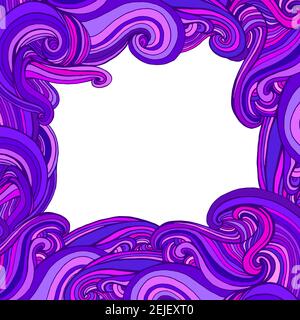 white space with colorful abstract wavy fluid background vector ...