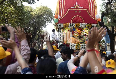 MUMBAI, INDIA - JANUARY 30: Devotees take part in the annual Lord ...