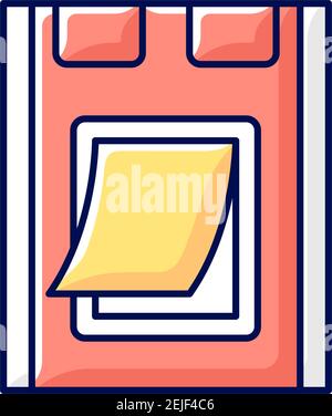 Pet doors RGB color icon Stock Vector