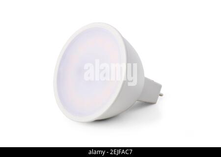 Led light bulb for spot light isolated on white background Stock Photo