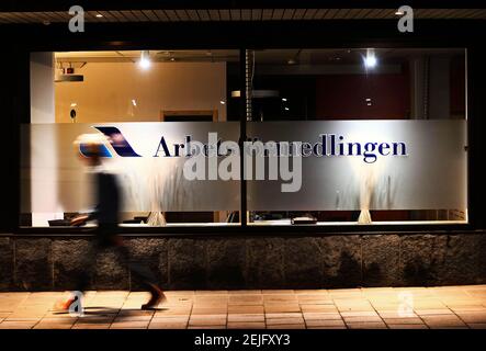 LINKÖPING, SWEDEN- 27 OCTOBER 2016:The employment office (Arbetsförmedlingen). Stock Photo