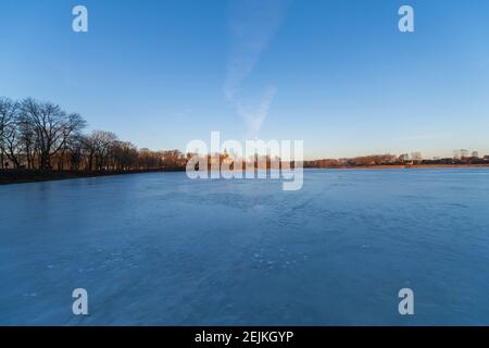 Old ancient Niasvizh Castle, Niasvizh, Belarus, Belorussia Stock Photo