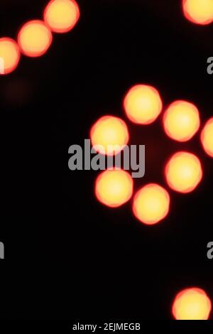 defocused background with colored lights Stock Photo