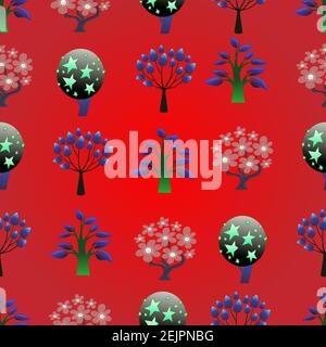 seamless pattern design Stock Vector