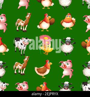 seamless pattern design Stock Vector