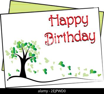 vector happy birthday card Stock Vector