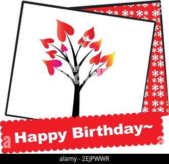 vector happy birthday card Stock Vector