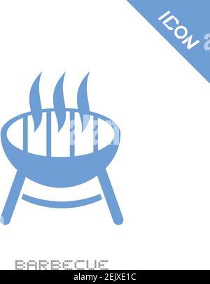 barbecue icon Stock Vector