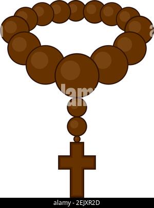 Rosary symbol Stock Vector