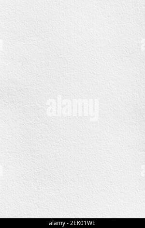 Vertical white watercolor papar texture background for cover card design or overlay aon paint art background Stock Photo