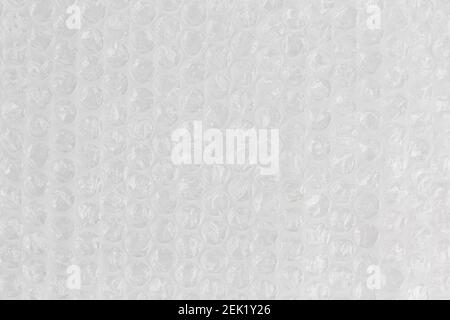 air bubble wrap - real life close-up flat texture and background Stock Photo