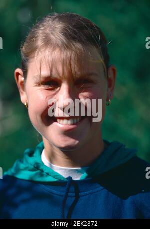 German tennis player Anke Huber, 1990s Stock Photo