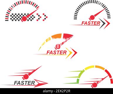 Racing championship logo design incorporated with speedometer icon template  Stock Vector Image & Art - Alamy