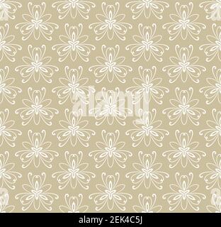 Floral Fine Seamless Vector Pattern Stock Vector