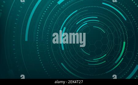 Abstract lines and dots connect background. Technology connection digital data and big data concept. Stock Vector