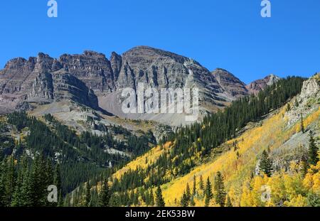 Sleeping Sexton - Rocky Mountains, Colorado Stock Photo