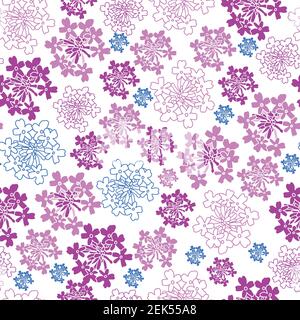 Seamless pattern with silene silhouettes on transpatent background Stock Vector