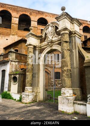 Porta Salaria, ancient gate in Rome, Italy Stock Photo - Alamy