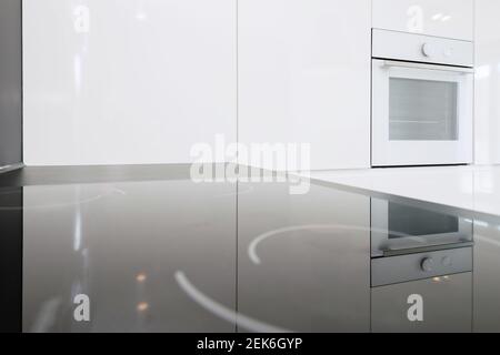 modern kitchen interior with appliances Stock Photo