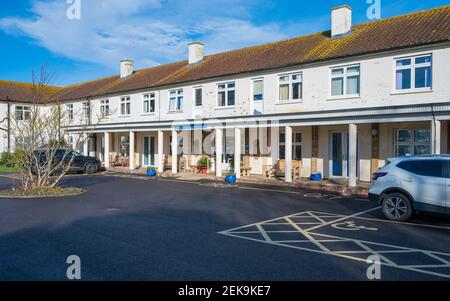 Zachary Merton Community Hospital, an old 2 storey NHS British hospital building first opened in 1937 in Rustington, West Sussex, England, UK. Stock Photo