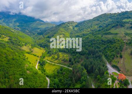 Gorge of Iskar river in Bulgaria Stock Photo