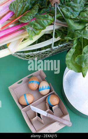 DIY decorations for Easter Stock Photo