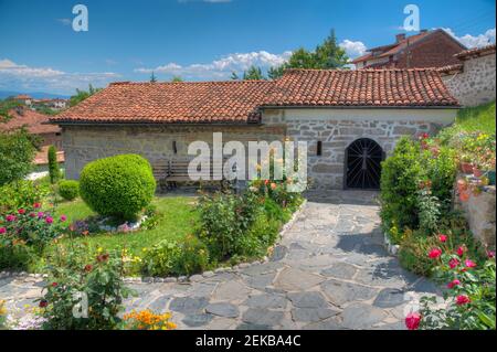 Church St. Theodore Tyron and Theodore Stratilat at Dobarsko, Bulgaria Stock Photo