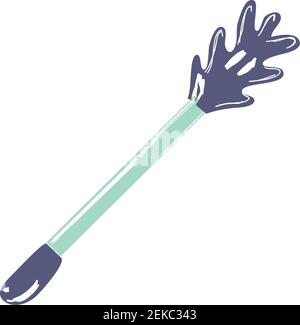 spaghetti spoon utensil cooking vector illustration sketch isolated style Stock Vector