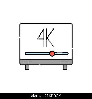 4k quality color line icon. Pictogram for web page, mobile app Stock Vector
