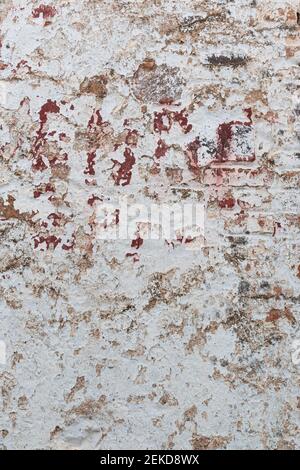 Painted stone walls in Andalusia southern Spain Stock Photo