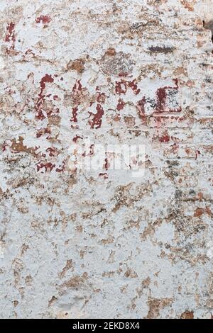 Painted stone walls in Andalusia southern Spain Stock Photo