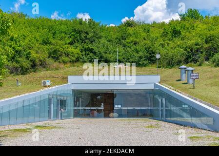 Thracian tomb of Seuthes III near Kazanlak in Bulgaria Stock Photo