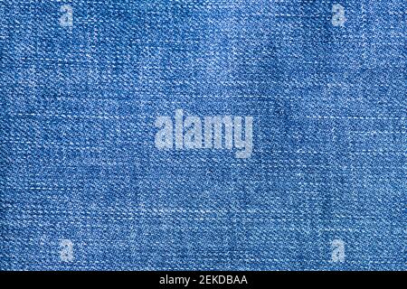 Blue jeans close up. Selective focus. Stock Photo