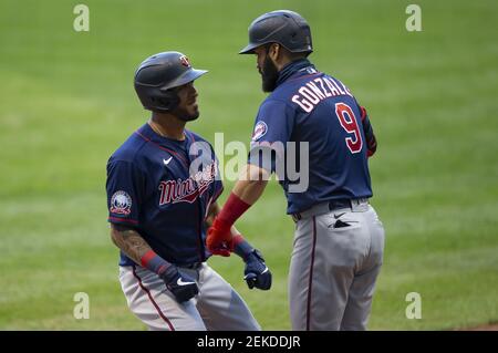 Minnesota Twins' Byron Buxton homers in a baseball game against the Detroit  Tigers Tuesday, Sept. 22, 2020, in Minneapolis. (AP Photo/Jim Mone Stock  Photo - Alamy