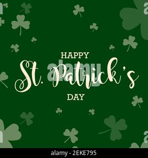 Happy St. Patricks Day vector illustration Stock Vector