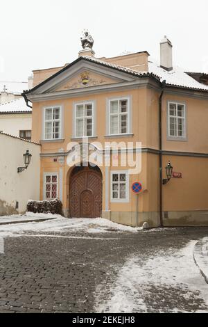 Chapter residence also known as Mozart's House in Hradčanské Square in ...