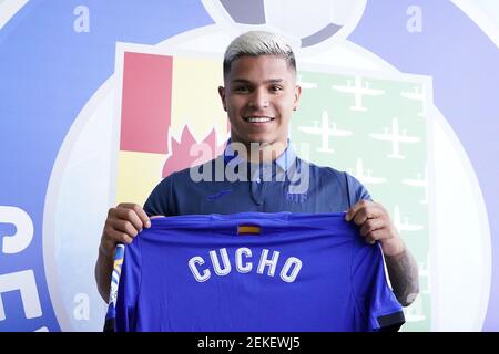 Juan Camilo Cucho Hernandez Of Getafe During The Spanish Championship La Liga Football Mach Between Valencia And Getafe On November 1 2020 At Estad C Stock Photo Alamy