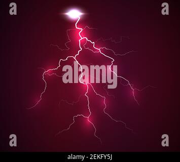A flash of lightning. Stock Vector