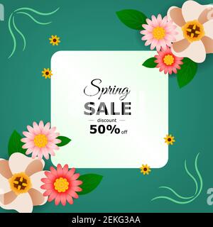 spring season illustration vector Stock Vector