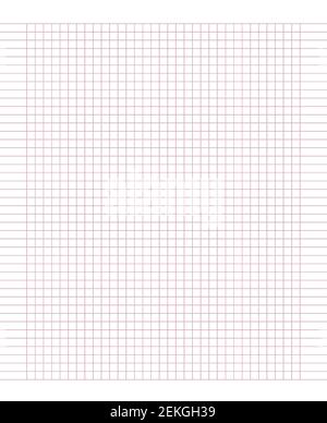 Grid paper. Abstract squared background with color lines. Time management concept. Pattern for school, copybooks, notebooks, diary, notes, books Stock Vector