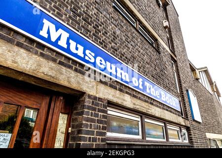 Exterior of the Museum of the Book on Salmon Lane, Limehouse, London, UK Stock Photo