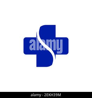 Pharmacy medical health care doctor plus clinic hospital cross logo and symbols vector illustrator design. Stock Vector