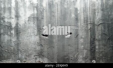 White Gunge Dirty Cracked Cement Wall Texture Stock Photo