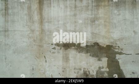 Old, dirty and wet streaked wall texture Stock Photo